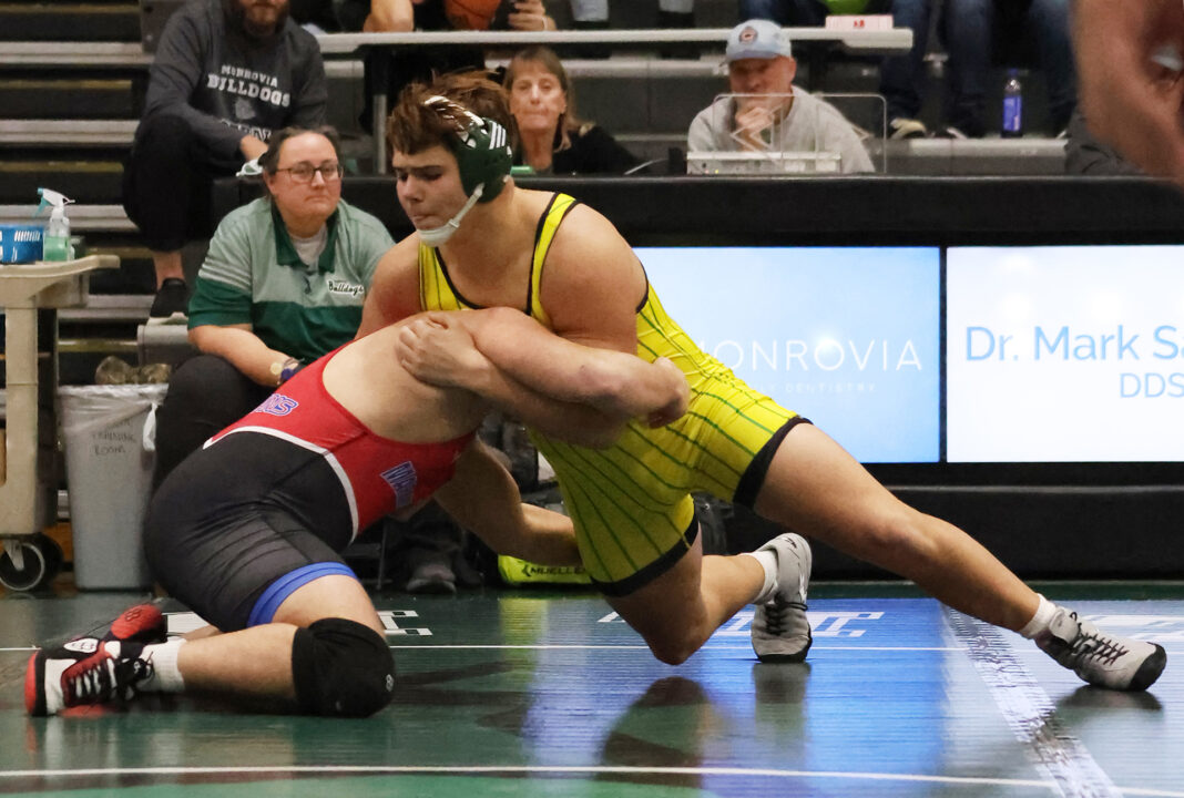 Monrovia wrestlers take down Martinsville