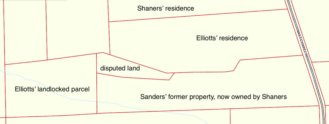 A line in the land