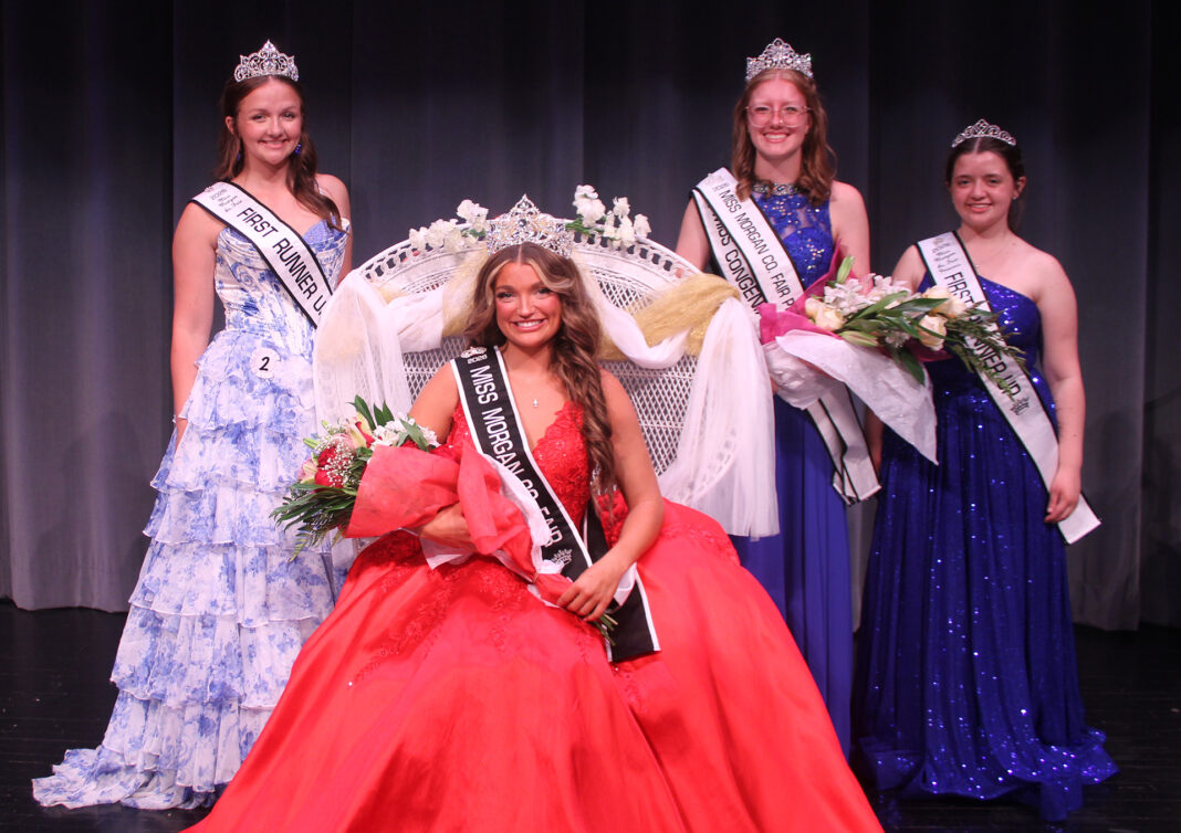 A queen and her court