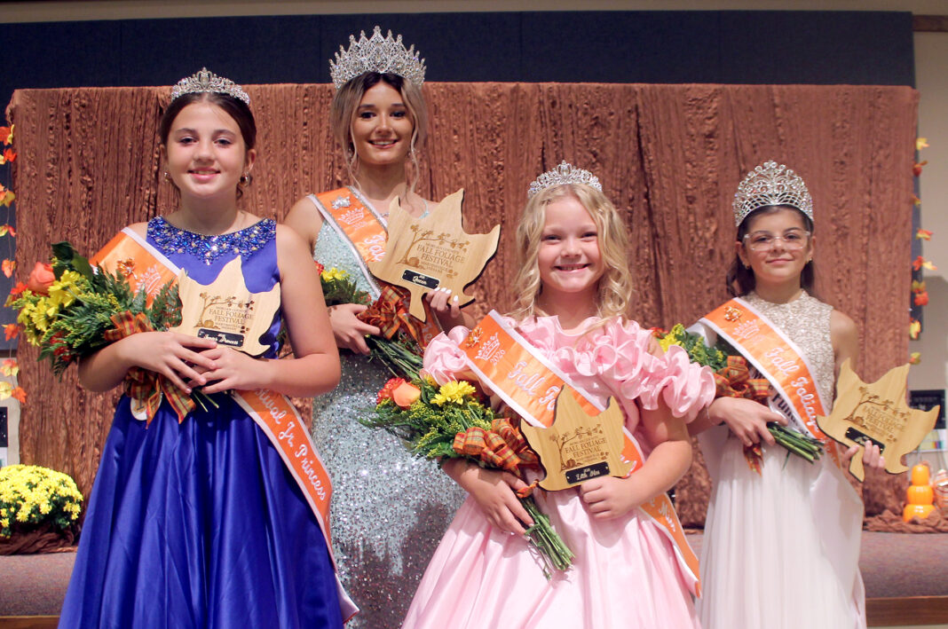 A queen and her court